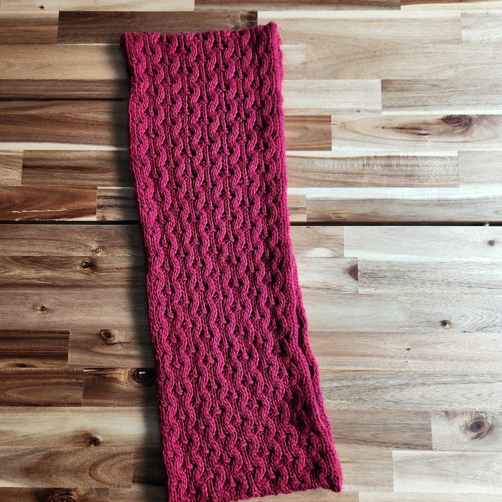 Covington Crochet Pink Infinity Scarf One Size